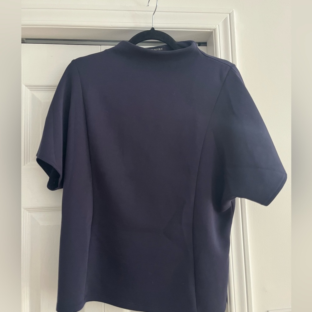 Banana Republic navy Short Sleeve Top